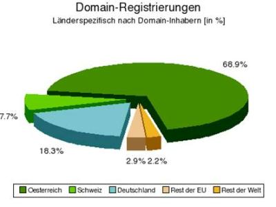 Grafik entnommen der Homepage www.nic.at (070115)